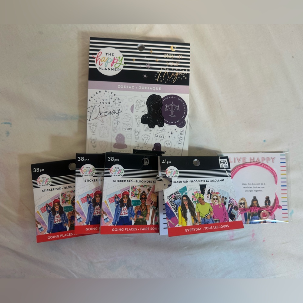 Sticker and Bracelet The Happy Planner Bundle